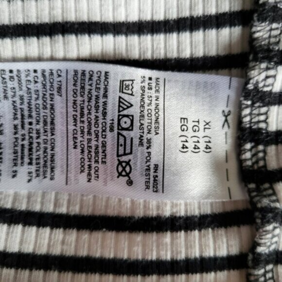 Old Navy Cotton stripe Shirt Sz L - Picture 2 of 6